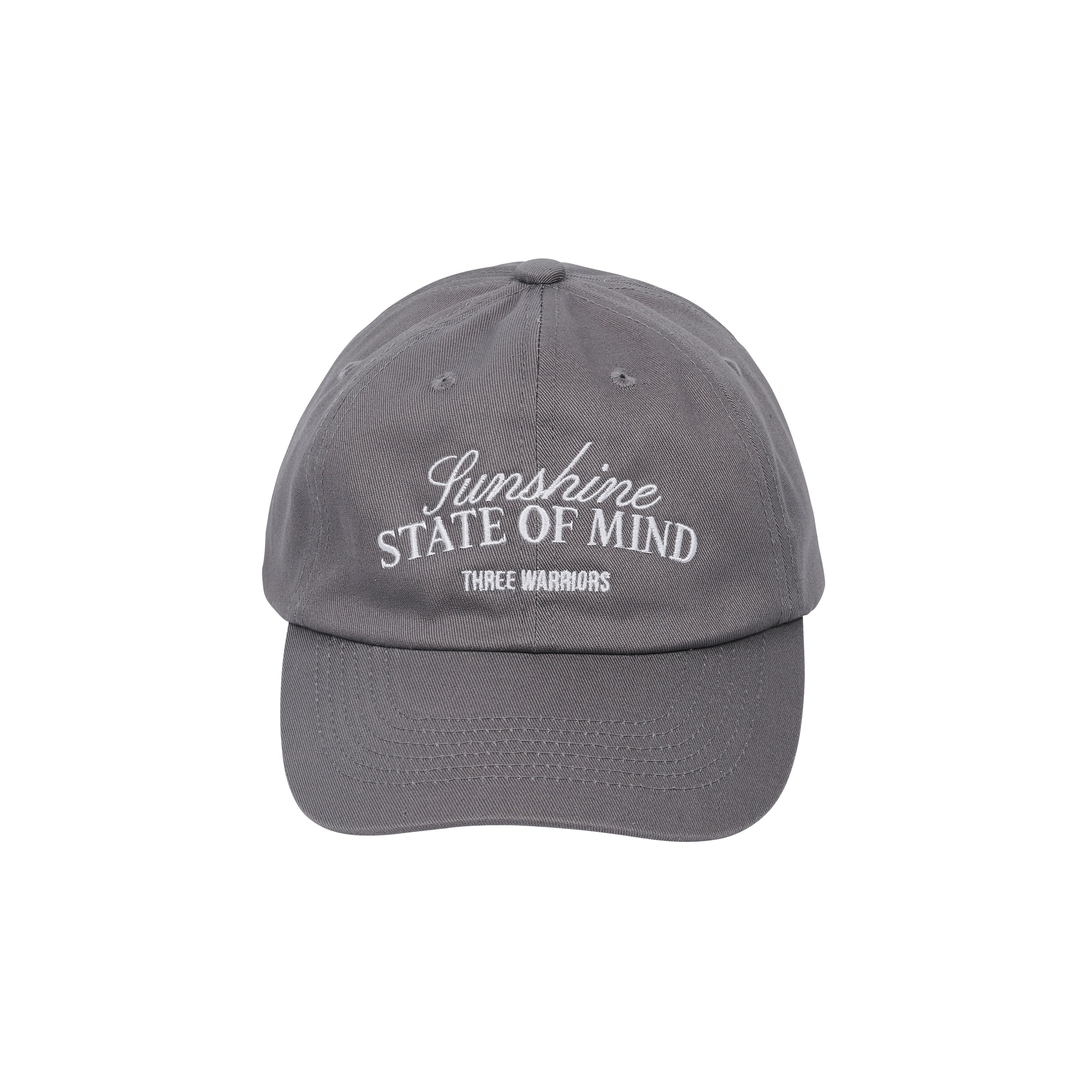 Grey Three Warriors Cap