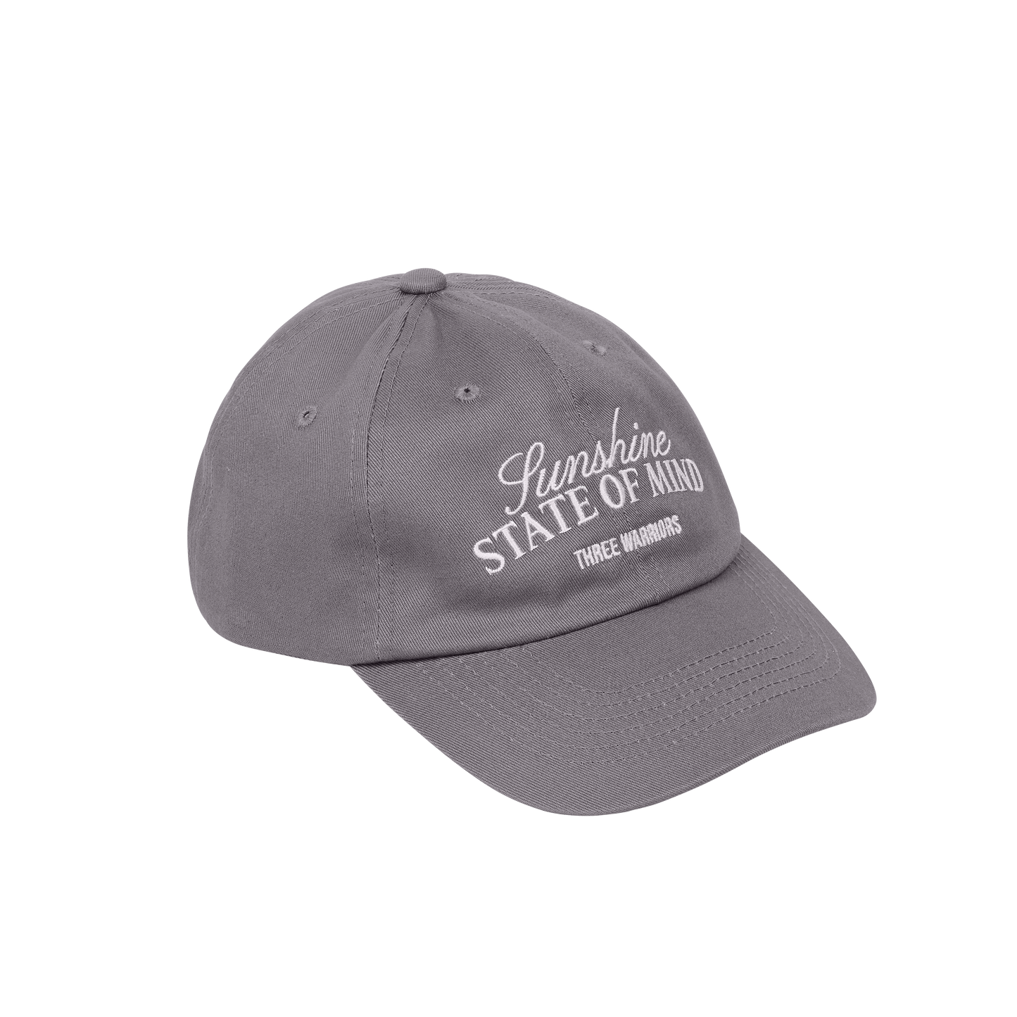 Grey Three Warriors Cap