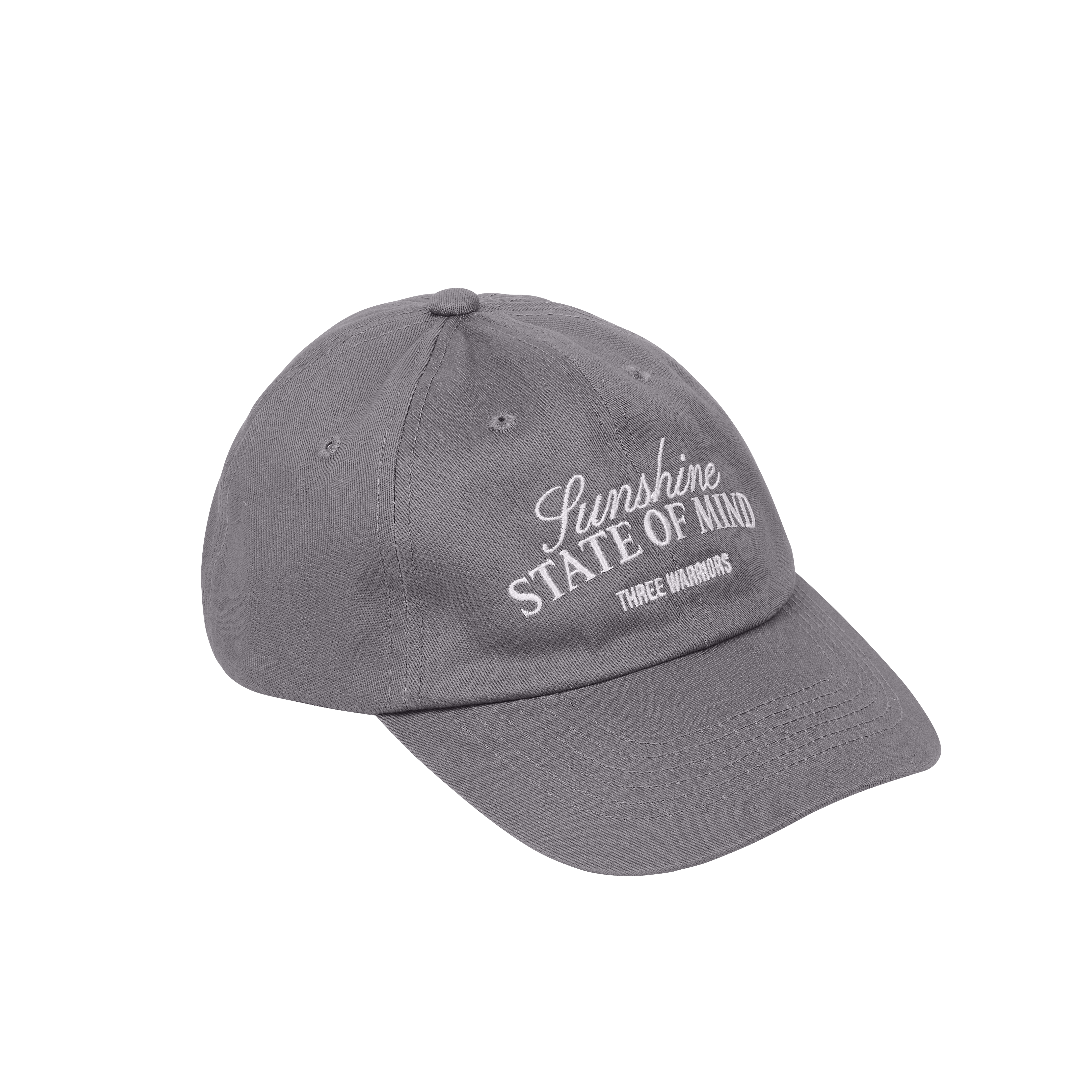Grey Three Warriors Cap